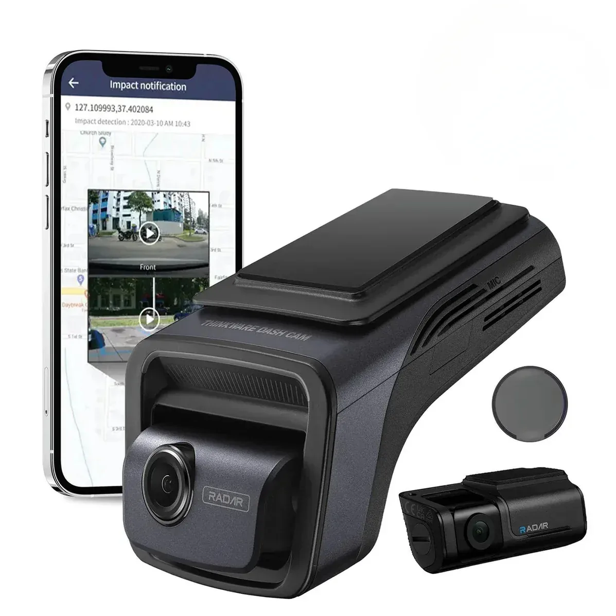 Thinkware U3000 2CH — 2-channel 2160p dash cam