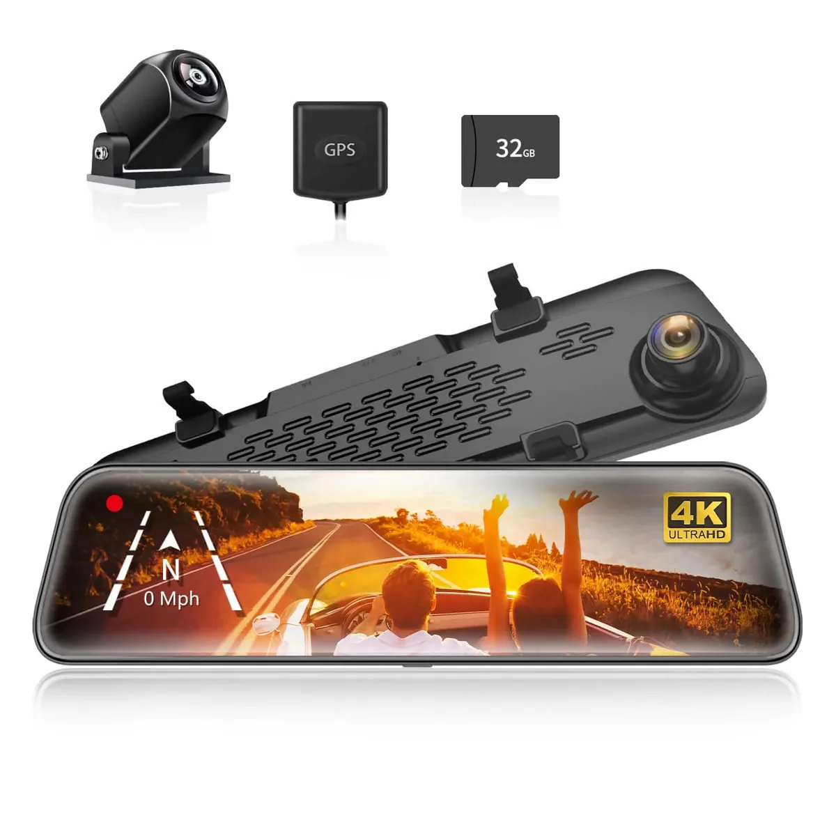 Wolfbox G840S — 2-channel 2160p dash cam
